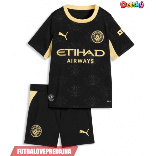 Lacne Dětský Futbalové dres Manchester City Ruben Dias #3 2026-27 Krátky Rukáv - Preč (+ trenírky)